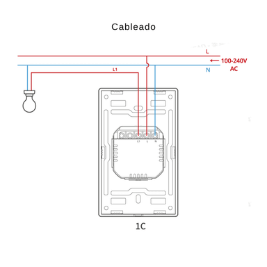 INTERRUPTOR SONOFF M5-1C-120W MECANICO INTELIGENTE WIFI MATTER M5 1C - 6