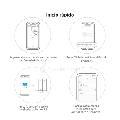 INTERRUPTOR INALÁMBRICO INTELIGENTE DE 6 BOTONES - R5W SONOFF - 8