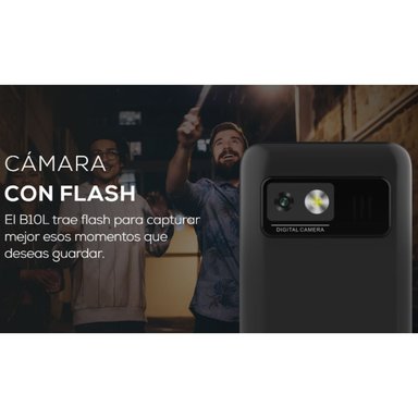 CELULAR BASICO LOGIC B10L 4G DUAL SIM NEGRO - 4