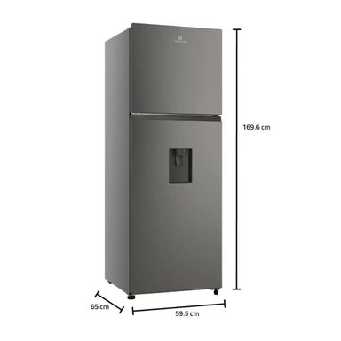 REFRIGERADORA INDURAMA 324 L TOP FREEZER PLATEADO CON DISP - RI-439DI - 2
