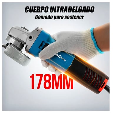 AMOLADORA ESMERIL ANGULAR 4.5' DONGCHENG DSM09-115S 800W 11800RPM - 5