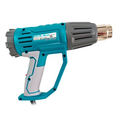 PISTOLA DE CALOR AIRE CALIENTE INDUSTRIAL TOTAL TB20045 50-550°C 2000W TEMPERATURA VARIABLE DOBLA TUBOS - 3