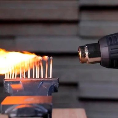 PISTOLA DE CALOR AIRE CALIENTE INDUSTRIAL TOTAL TB20045 50-550°C 2000W TEMPERATURA VARIABLE DOBLA TUBOS - 5