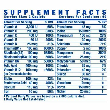 SUPLEMENTO RONNIE COLEMAN TABLETAS MULTIVITAMINICO VITA XS 120 - 2