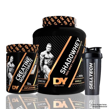 PACK DORIAN YATES SHADOW WHEY 2KG VAINILLA + CREATINA 300GR + SHAKER - 1