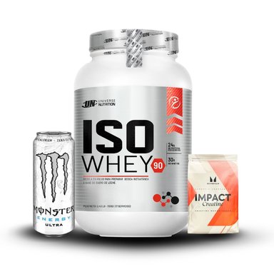 SUPLEMENTO UNIVERSE NUTRITION UN5094 ISO WHEY 90 1.1 KG COOKIES AND CREAM + CREATINA MYPROTEIN 250 GR + SHAKER - 1