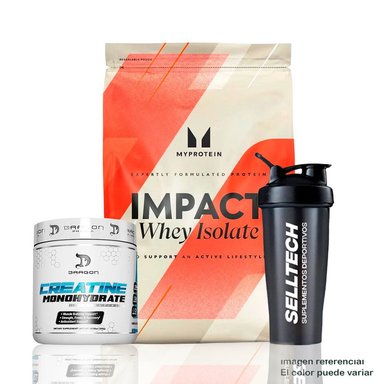 IMPACT WHEY ISOLATE 2.5KG VAINILLA+CREATINA DRAGON 300G - 1