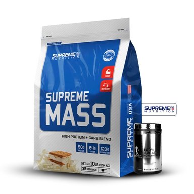 SUPREME MASS 10LB VAINILLA+CREATINA KEVIN LEVRONE 500GR - 1