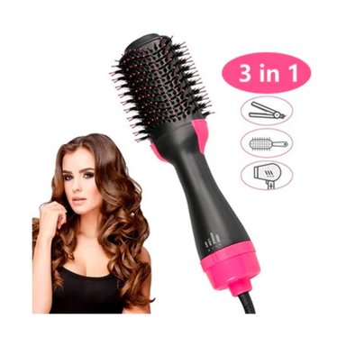 PEINE DE CABELLO IMPORTADO 3 EN 1 MULTIFUNCIONAL SECADOR ALISADOR Y ONDULADOR - 2