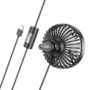 VENTILADOR PORTATIL HOCO ZP2 3 NIVELES AIRE AUTO USB - 6