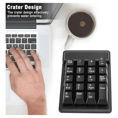 TECLADO INALÁMBRICO CMK-K3 NUMÉRICO 19 TECLAS SUSPENSIÓN NUMERO CONTABILIDAD PC / NOTEBOOK / LAPTOPS - 6