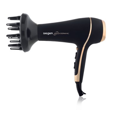 SECADORA CABELLO SIEGEN 2400W SG 3035 2NIVELES COOLSHOOT TOURMALINA ION - 2