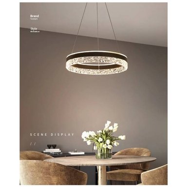 LÁMPARA TECHO LLANN21ER NEGRO LED ARO 3 LUCES - 2