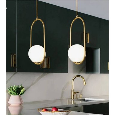 LÁMPARA TECHO LTNDEF1 DORADO COLGANTE NORDICA INCLUYE FOCO - 3