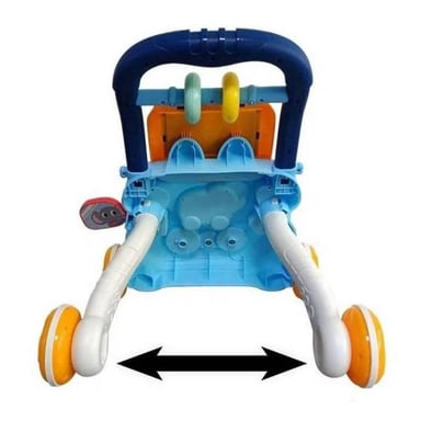 CAMINADOR HUANGER MUSICAL HE0810 ELEFANTE AZUL PIZARRA MÁGICA - 3
