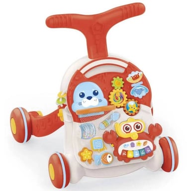 ANDADOR Y MESA ACTIVA PARA BEBÉS 2 EN 1 ANARANJADO - 1