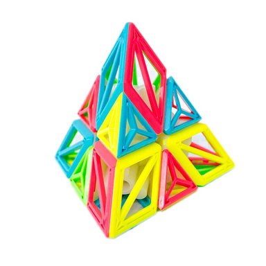 ROMPECABEZAS PUZZLE PIRÁMIDE QIYI DNA PYRAMINX - 3