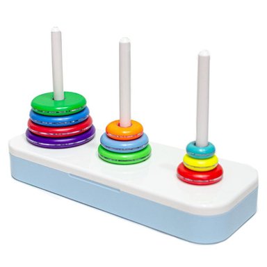 Rompecabezas JUEGO DIDÁCTICO RECURSIVO QIYI TORRE HANOI 10 CAPAS - 1