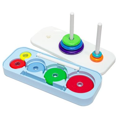 Rompecabezas JUEGO DIDÁCTICO RECURSIVO QIYI TORRE HANOI 10 CAPAS - 4