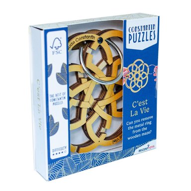 ROMPECABEZA PUZZLE MADERA C'EST LA VIE CONSTANTIN - 3