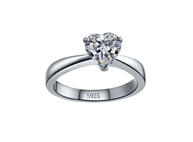 ANILLO DE COMPROMISO DE PLATA 925 MODELO 364 - 2