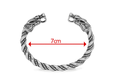 PULSERA EC SHOP LOBO NÓRDICO ACERO HOMBRE TITANIO - 2