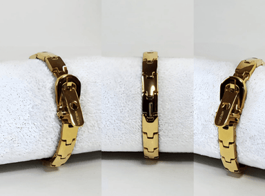 PULSERA AFRODITA YSMGB-37 MAGNÉTICA SALUDABLE DORADA - 3