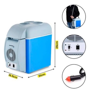 COOLER REFRIGERADOR CALEFACTOR PARA AUTO 7.5 LT - 4