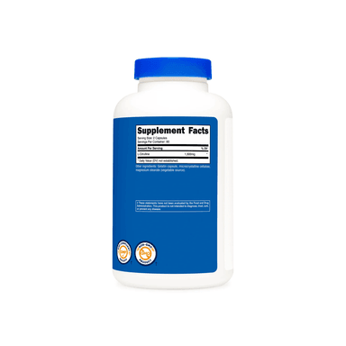 SUPLEMENTO L CITRULLINE L CITRULINA CITRULINA CITRULLINE NUTRICOST 1500 MG 180 CÁPSULAS - 3