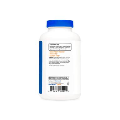 SUPLEMENTO L CITRULLINE L CITRULINA CITRULINA CITRULLINE NUTRICOST 1500 MG 180 CÁPSULAS - 4