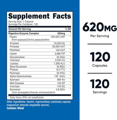 ENZIMAS DIGESTIVAS NUTRICOST - 2