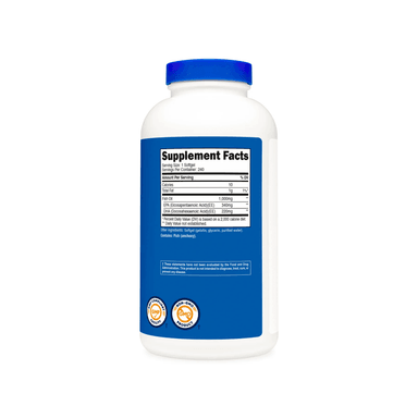 SUPLEMENTOS NUTRICOST OMEGA 3 FISH OIL ACEITE DE PESCADO - 3