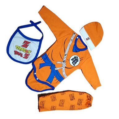 CONJUNTO PARA BEBÉ AJUAR DRAGON BALL PARA RECIÉN NACIDO - 2