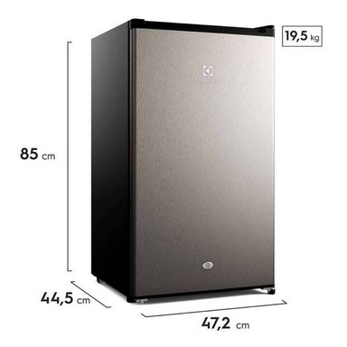 FRIGOBAR ELECTROLUX 90L PREMIUM GRIS ERD090G2HWG - 2