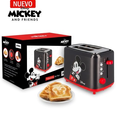 COMBO MICKEY TOSTADORA ELÉCTRICA ATMA DISNEY 880W + CAFETERA ELÉCTRICA ATMA DISNEY CON TAZA DE MICKEY - 3