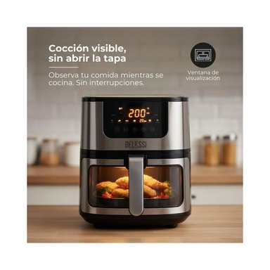 FREIDORA DE AIRE BELESSI 4.5LT 2400W BLSE003 - 3
