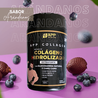 PACK 2 COLÁGENO HIDROLIZADO PÉPTIDOS CON GLUCOSAMINA Y CAMU CAMU 320 G APP COLLAGEN - 3