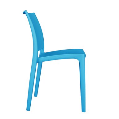 SILLA DE COMEDOR DISEÑO KIRO COLOR AZUL CLARO OFIDEAS - 2