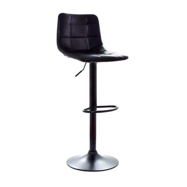 BANCO DE BAR REGULABLE EN ALTURA COLOR NEGRO JACK OFIDEAS - 1