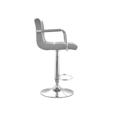 BANCO PARA BAR NILL CON BRAZOS GIRATORIO GRIS OFIDEAS - 2