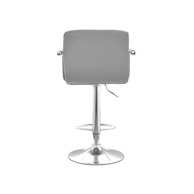 BANCO PARA BAR NILL CON BRAZOS GIRATORIO GRIS OFIDEAS - 3