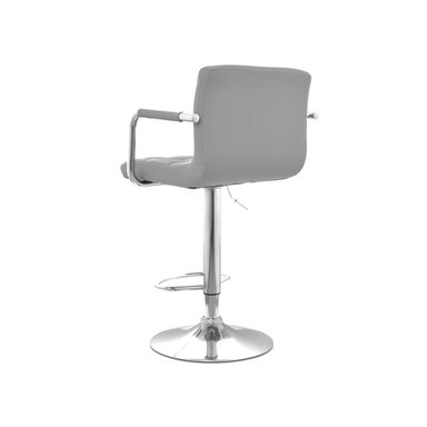BANCO PARA BAR NILL CON BRAZOS GIRATORIO GRIS OFIDEAS - 4