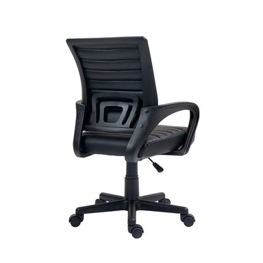SILLA DE OFICINA EJECUTIVA ESPAÑA CUERO NEGRO OFIDEAS - 2