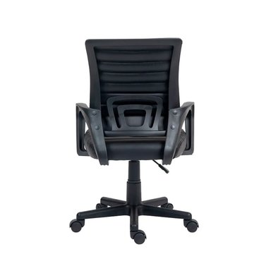 SILLA DE OFICINA EJECUTIVA ESPAÑA CUERO NEGRO OFIDEAS - 3