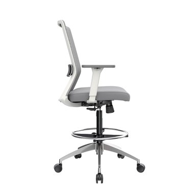 SILLA CAJERO ERGONÓMICA CON APOYABRAZOS TWIST ALUMINIO OFIDEAS - 2