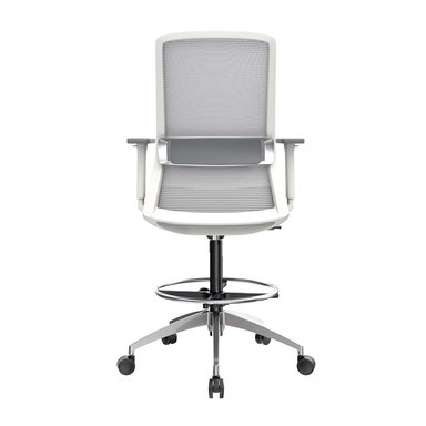 SILLA CAJERO ERGONÓMICA CON APOYABRAZOS TWIST ALUMINIO OFIDEAS - 3