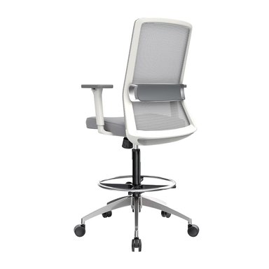 SILLA CAJERO ERGONÓMICA CON APOYABRAZOS TWIST ALUMINIO OFIDEAS - 4