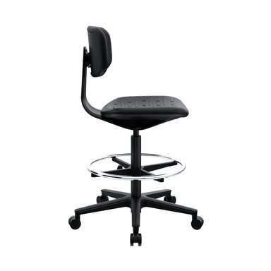 SILLA CAJERO MULTIFUNCIONAL KAN NEGRO SB CROMADO OFIDEAS - 2