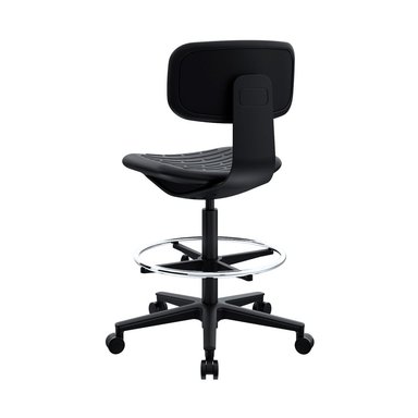 SILLA CAJERO MULTIFUNCIONAL KAN NEGRO SB CROMADO OFIDEAS - 3