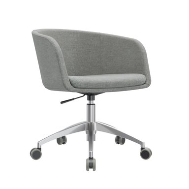 POLTRONA GIRATORIA BOOM GRIS ACOLCHADA OFIDEAS - 1